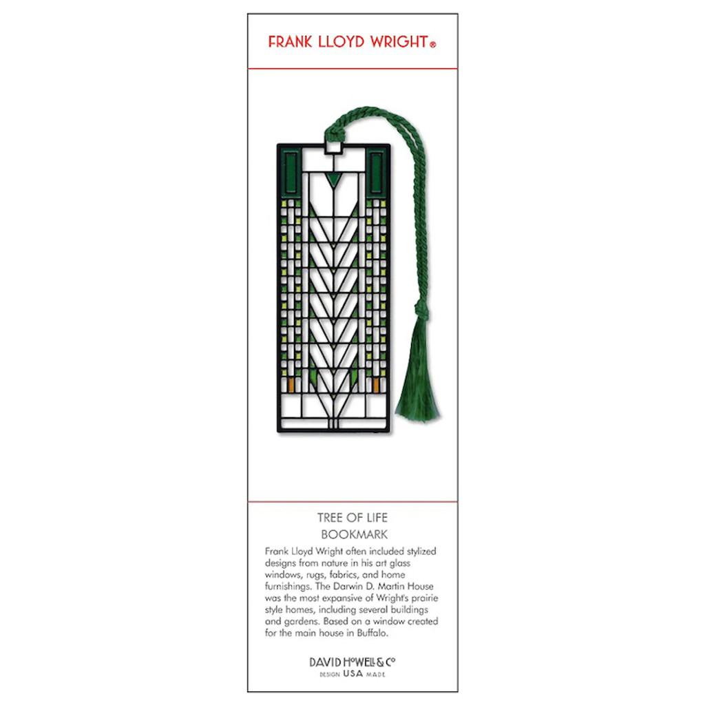 Frank Lloyd Wright Tree of Life Bookmark Packaging
