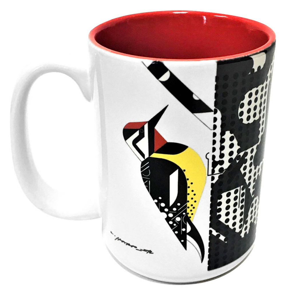 Charley Harper Yellow-Bellied Sapsucker Mug 