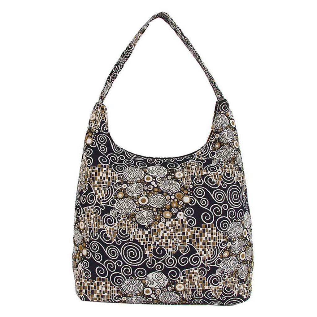 Gustav Klimt The Kiss Tapestry Hobo Shoulder Bag