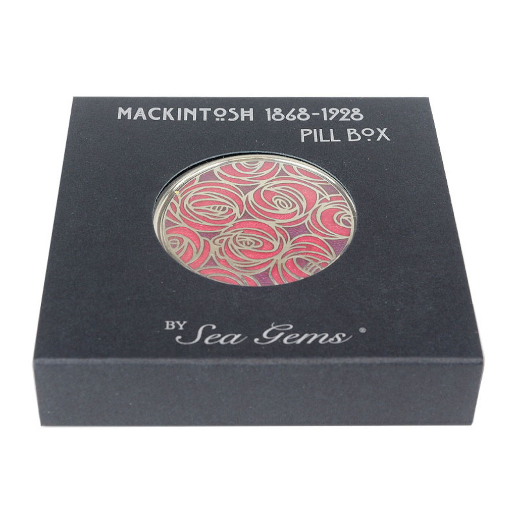 Charles Rennie Mackintosh Roses Pill Box