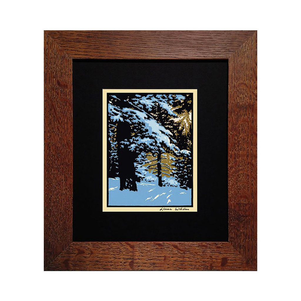 Laura Wilder Winter Woods I Framed Mini Giclée Print