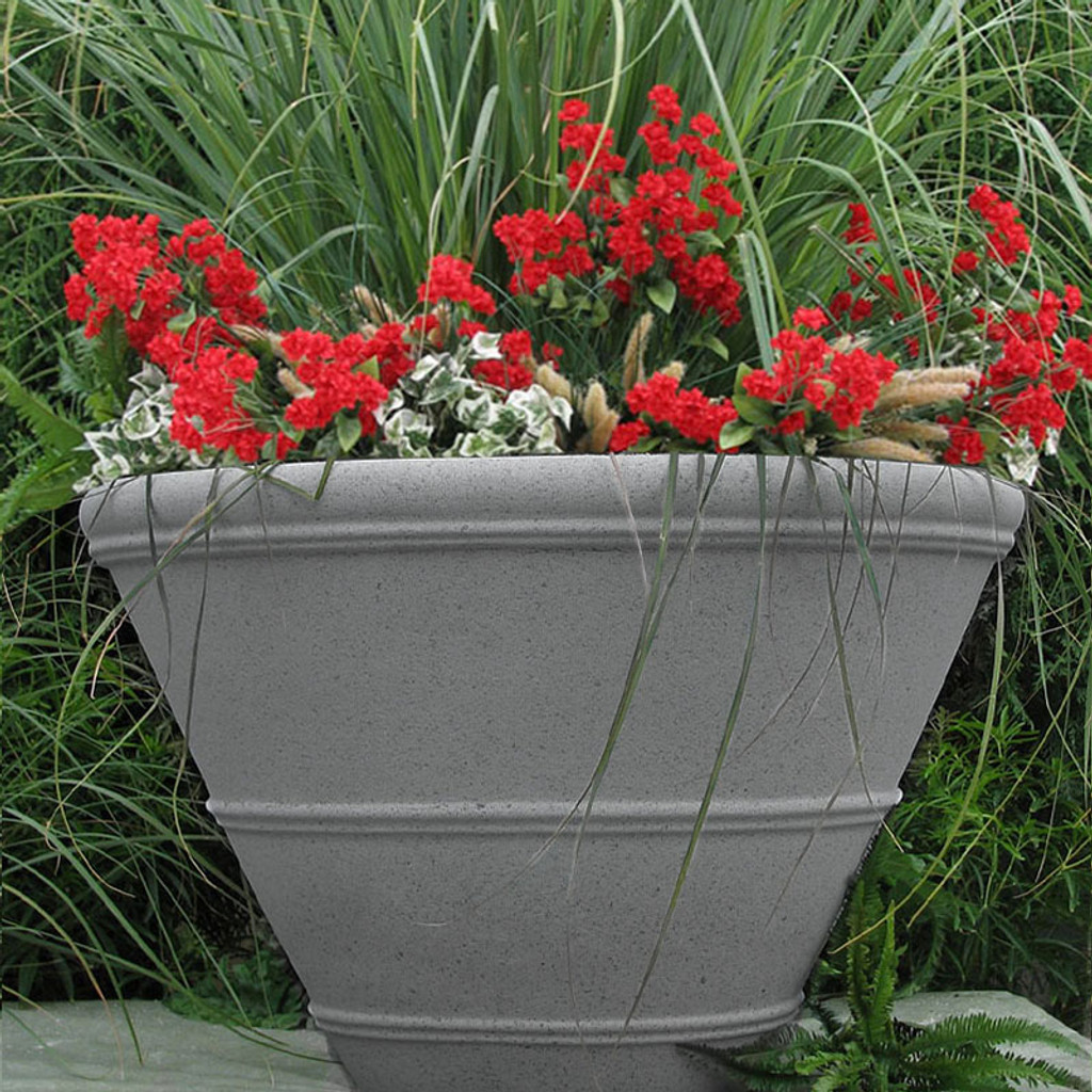 Shaston Planter Vase Pewter