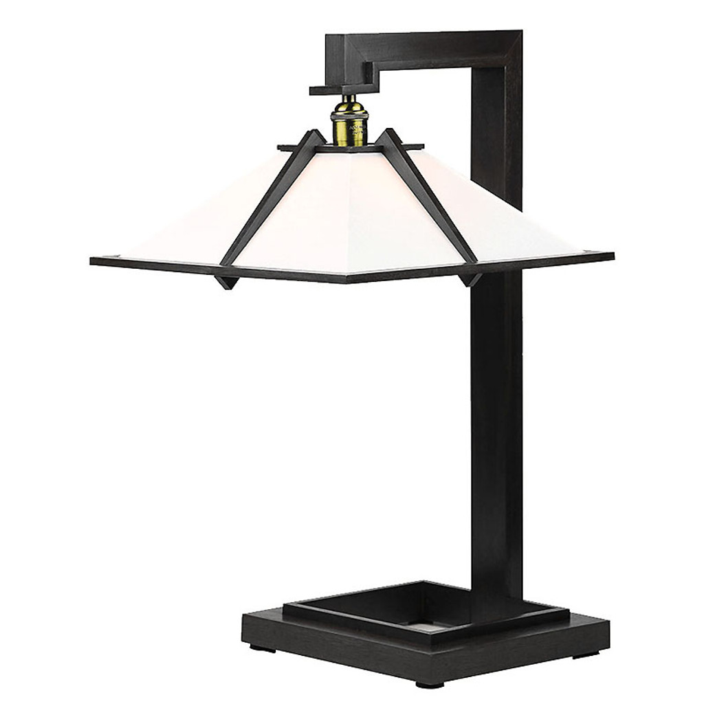 Frank Lloyd Wright Taliesin 1 Table Lamp - Stained Black