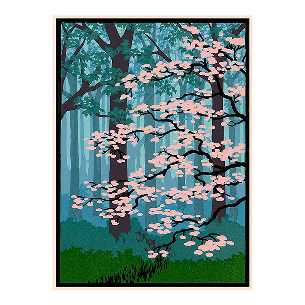 Laura Wilder New Woods Seasons Framed Giclée Prints Set - Horizontal Spring