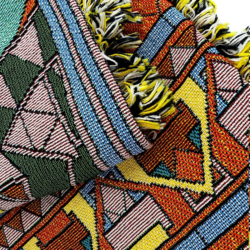 Frank Lloyd Wright Imperial Peacock Tapestry Throw