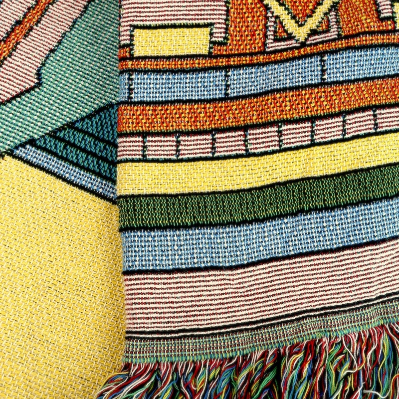 Frank Lloyd Wright Imperial Peacock Tapestry Throw
