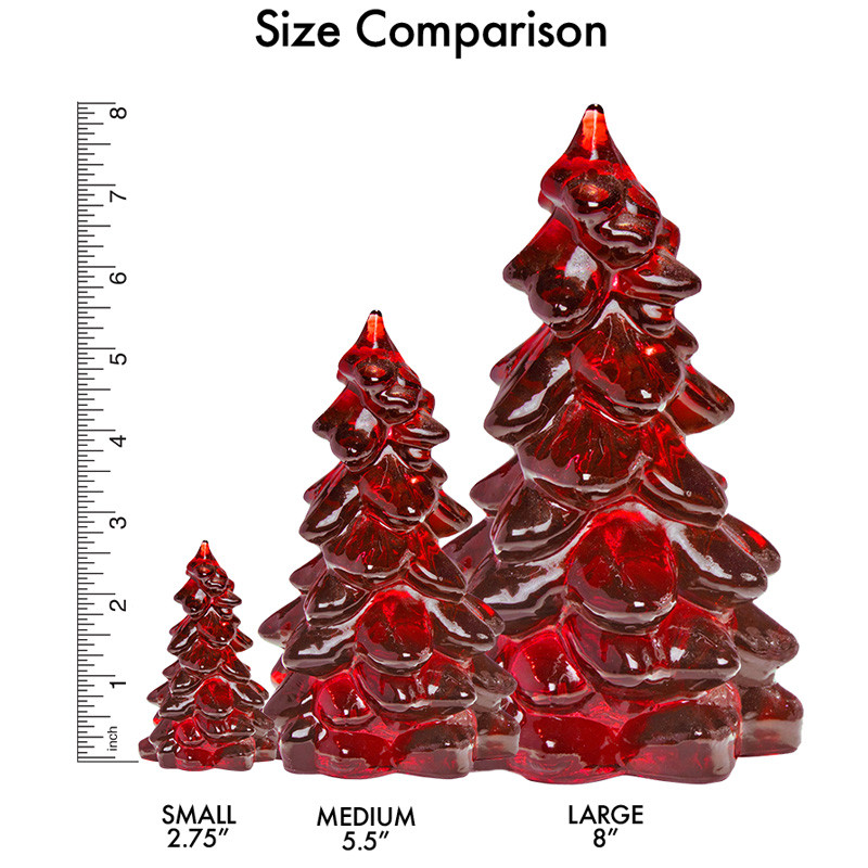 Mosser Glass Christmas Tree - Red 8