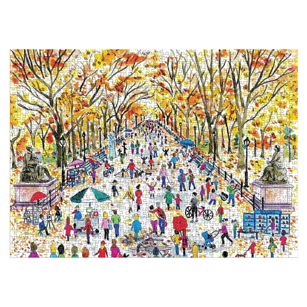 Fall in Central Park Michael Storrings 1000 Piece Jigsaw Puzzle