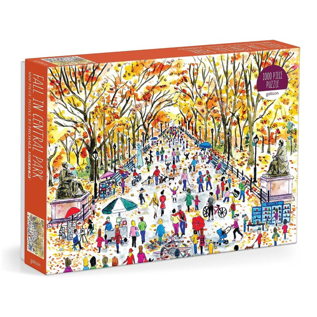 Fall in Central Park Michael Storrings 1000 Piece Jigsaw Puzzle