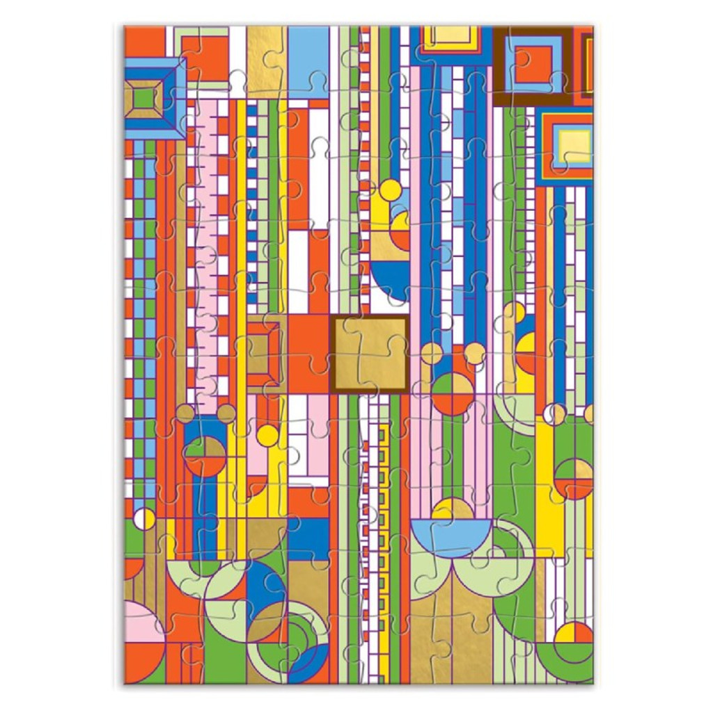 Frank Lloyd Wright Saguaro Forms & Cactus Flowers Greeting Card Puzzle