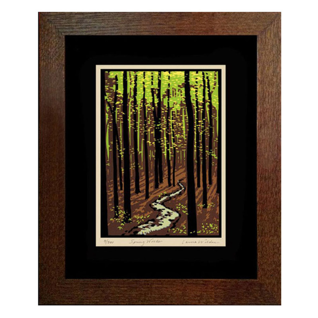 Laura Wilder Spring Woods Framed Giclée Print