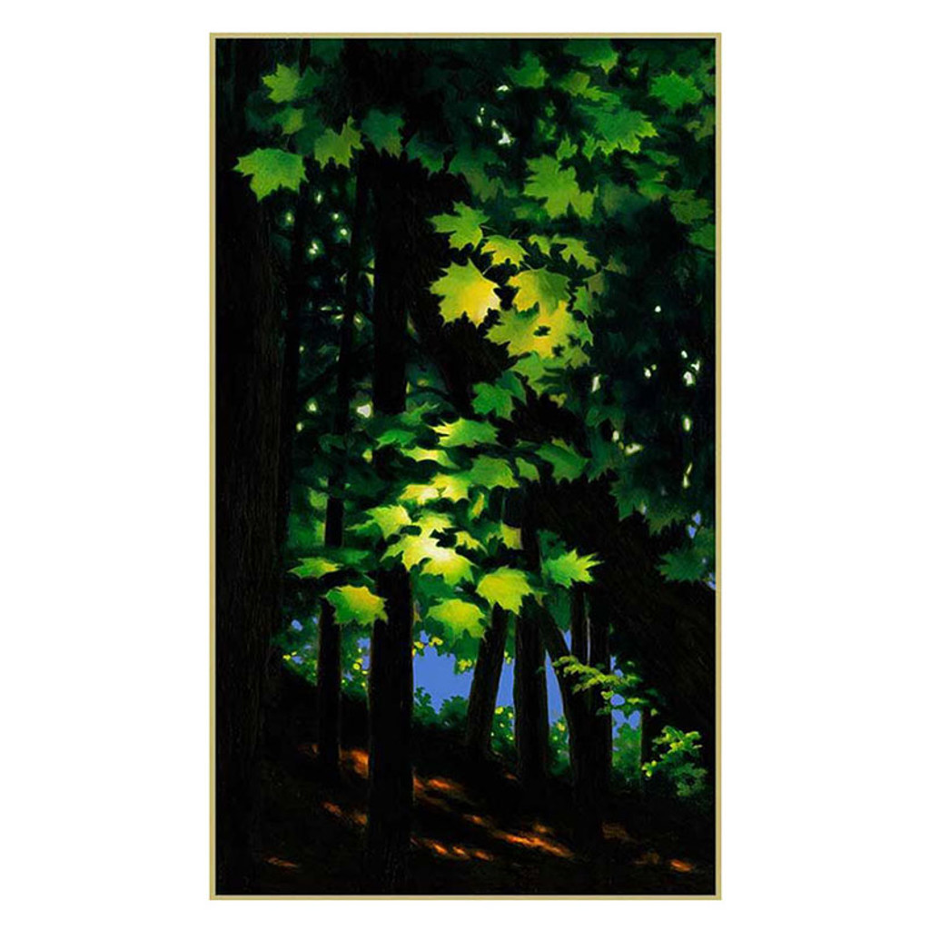 Laura Wilder Leaf Glow Matted Framed Giclée Print