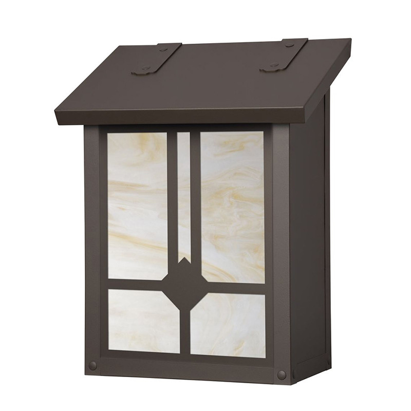 Mission Diamond Vertical Wall Mount Mailbox
