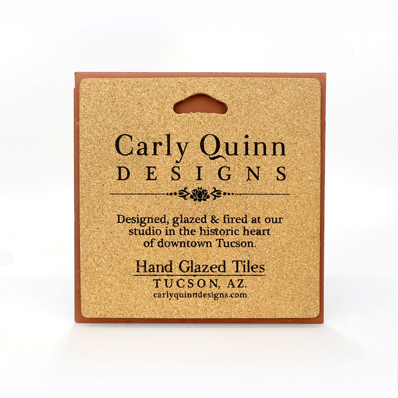 Carly Quinn Columbines Ceramic Tile Back