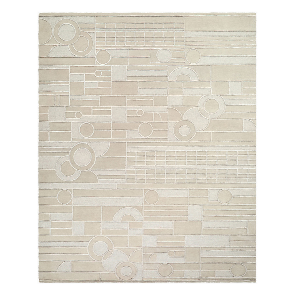 Frank Lloyd Wright Rug Collection - Transcendence - Cream (6' x 9")