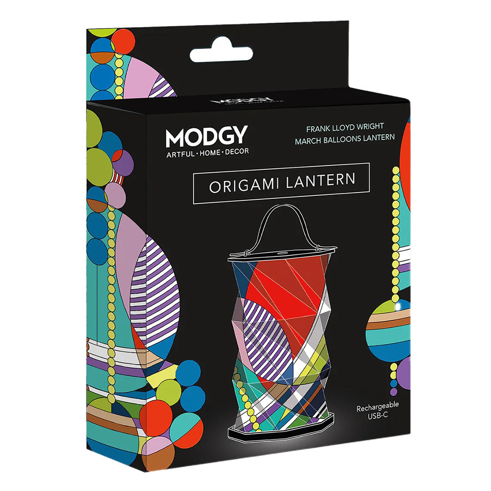 Modgy Frank Lloyd Wright March Balloons Origami Lantern