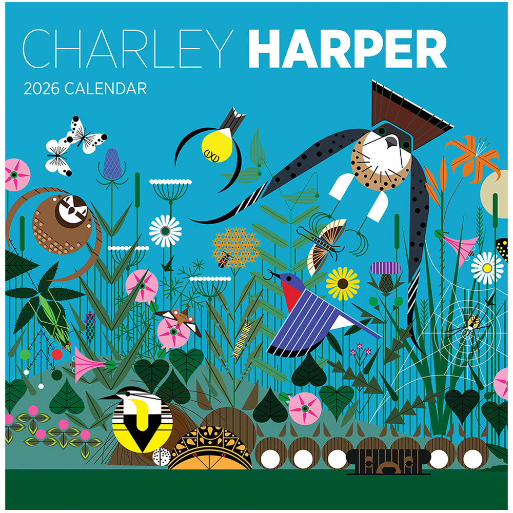 Charley Harper 2026 Wall Calendar
