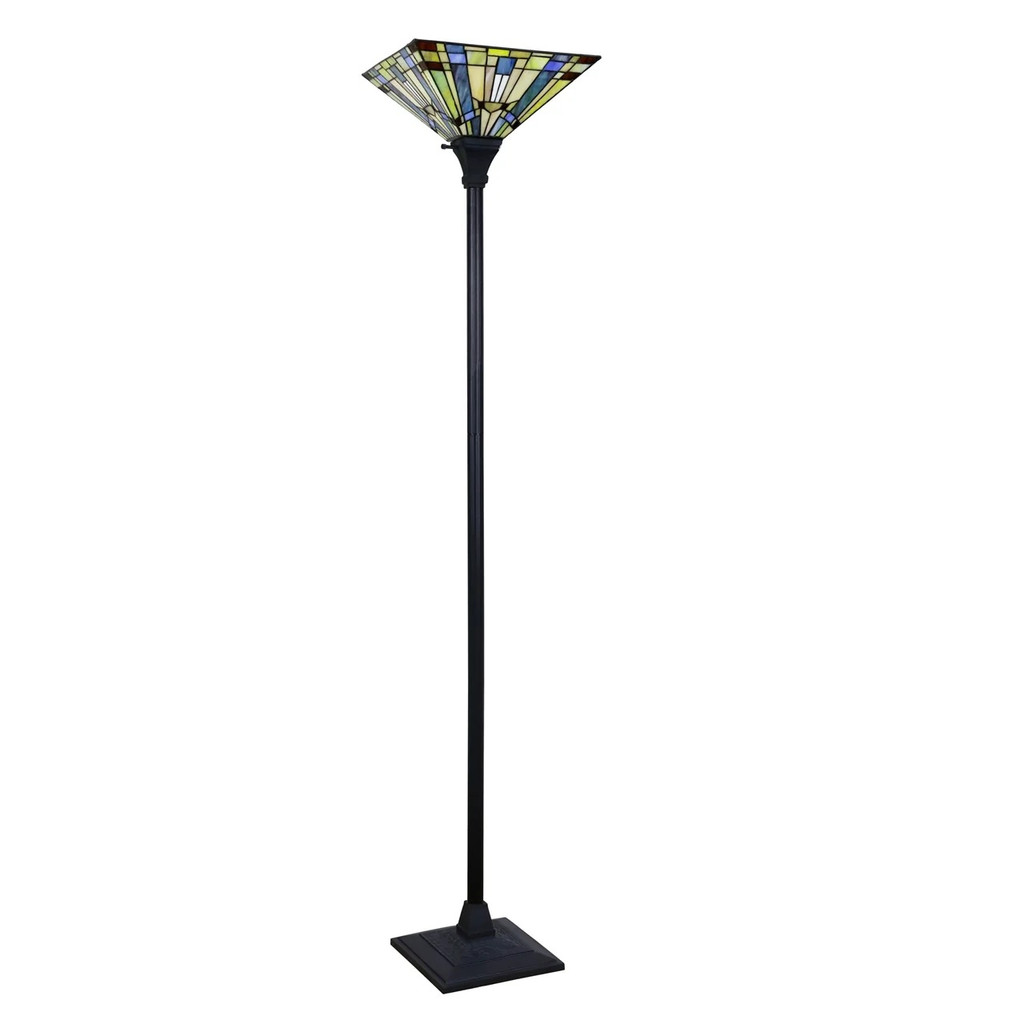 Arts & Crafts Kinsey Torchiere Floor Lamp
