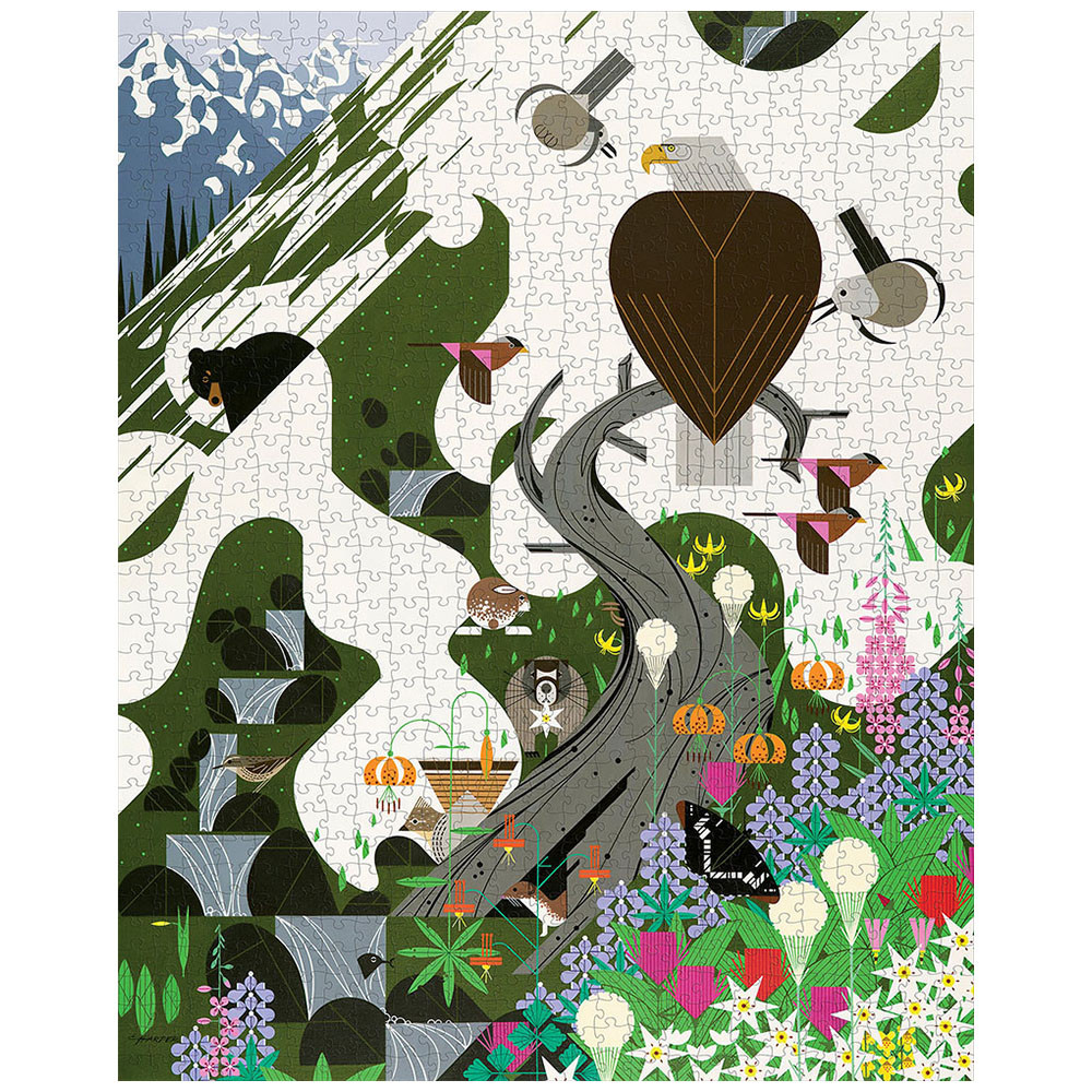 Charley Harper The Alpine Northwest 1000 Piece Jigsaw Puzzle