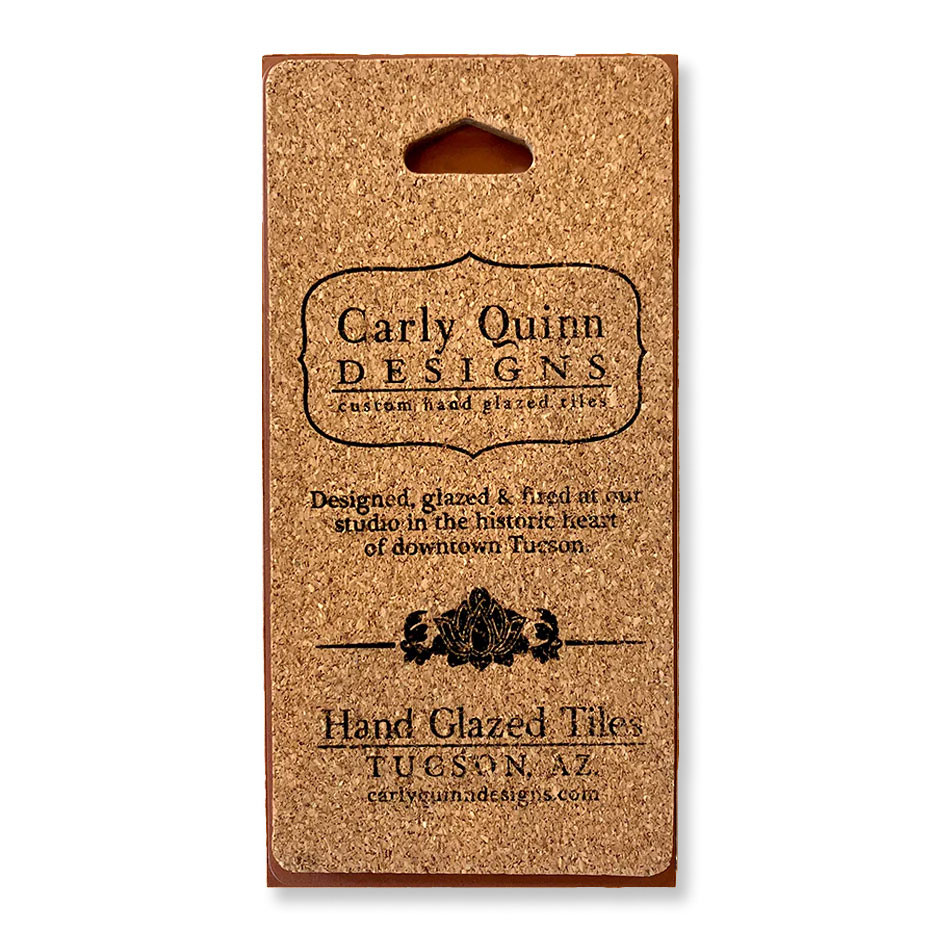 3x6 Carly Quinn Tile Cork backing