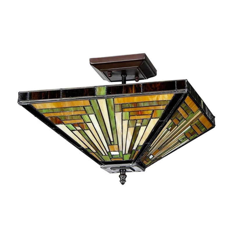 Arts & Crafts Innes Semi-Flush Ceiling Fixture