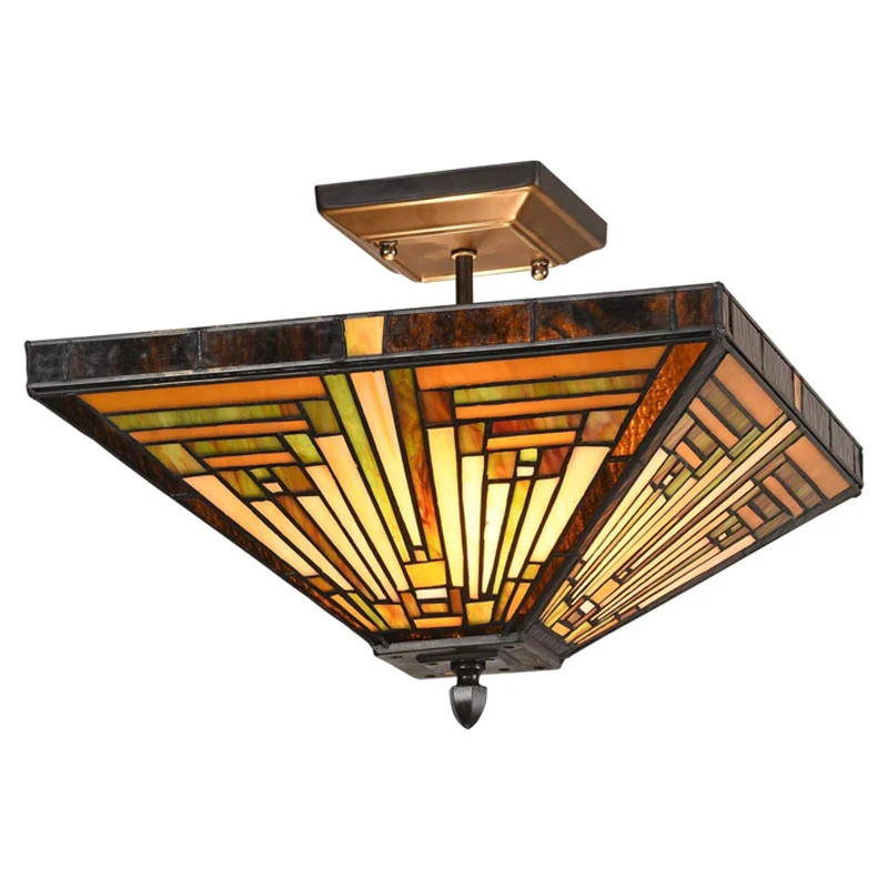 Arts & Crafts Innes Semi-Flush Ceiling Fixture