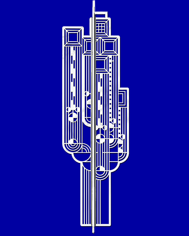 Frank Lloyd Wright Saguaro Forms Wrightsicle Ornament