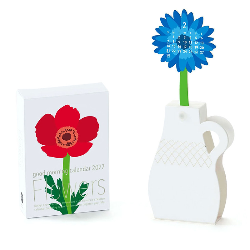 Good Morning Inc. Flowers 3D 2027 Calendar