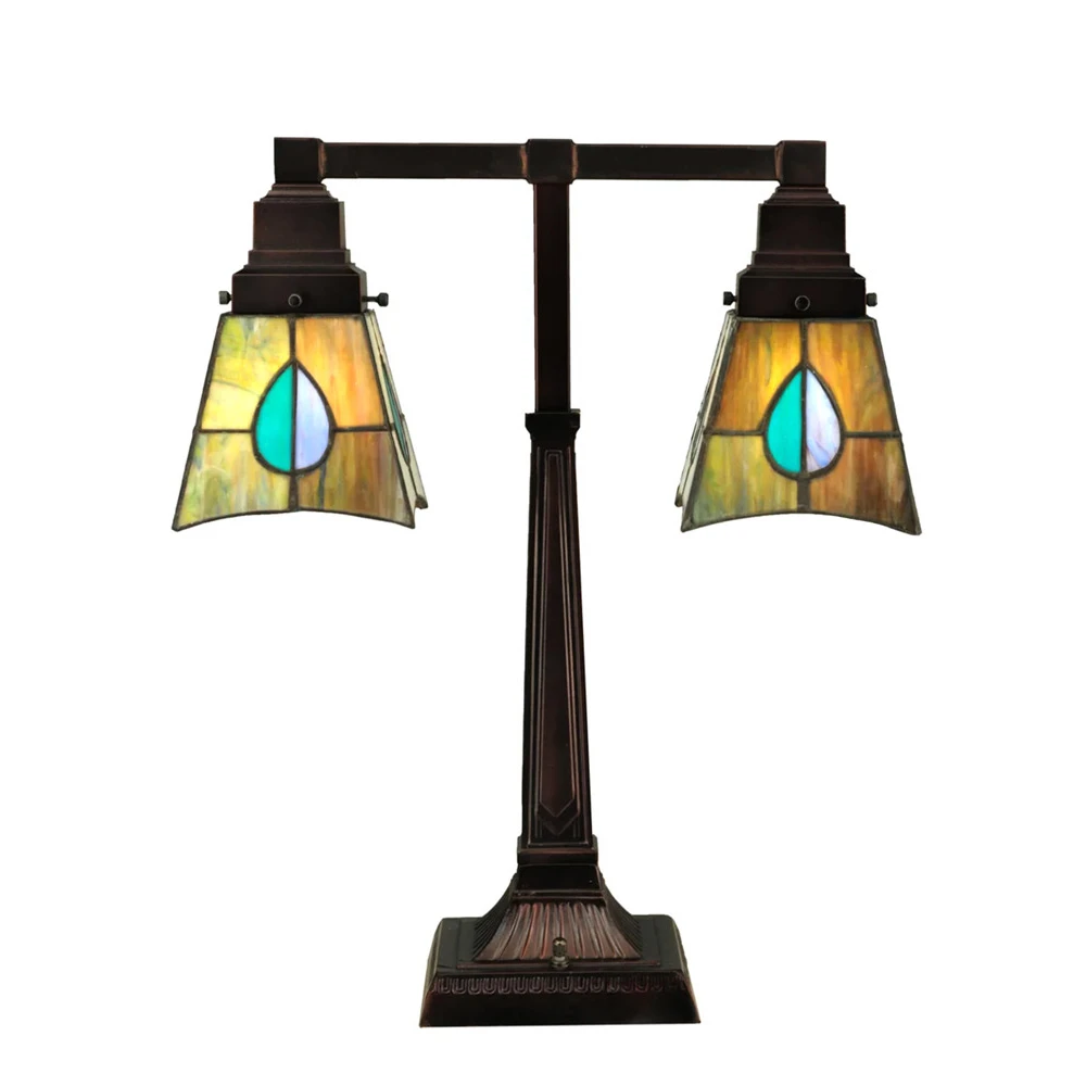 Mackintosh Leaf 2 Arm Desk Lamp