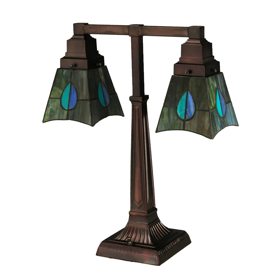 Mackintosh Leaf 2 Arm Desk Lamp