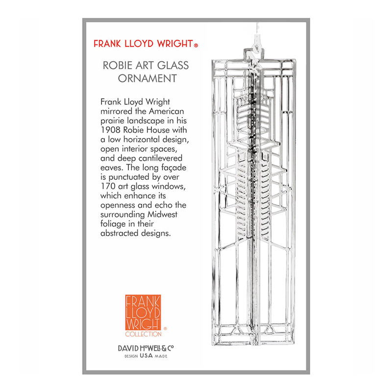 Frank Lloyd Wright Robie Art Glass WrightSicle