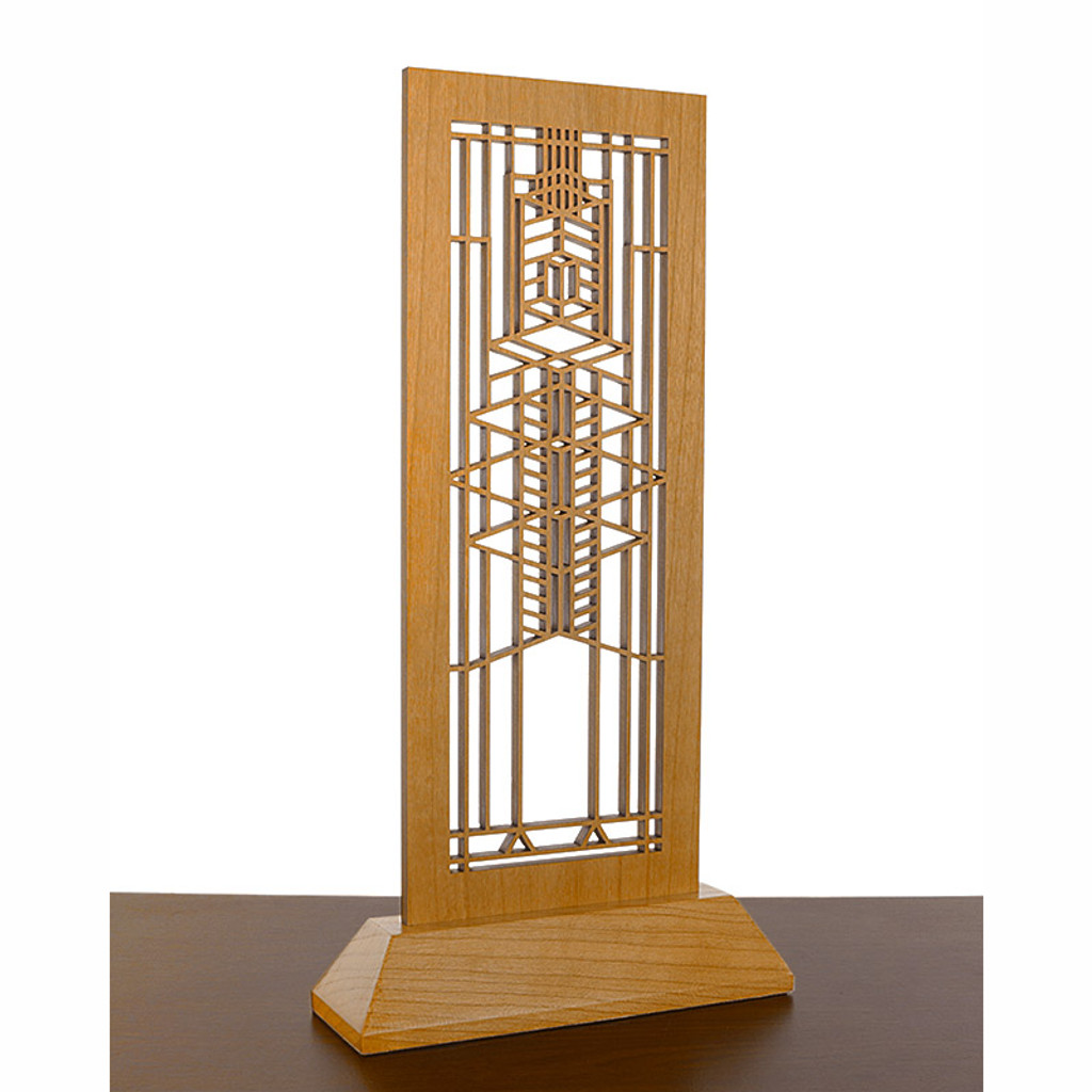 Frank Lloyd Wright Robie House Laser-Cut Wood Mini Screen