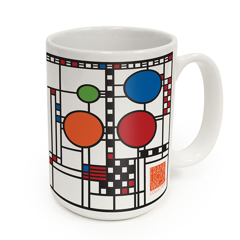 Frank Lloyd Wright Coonley Playhouse Mug - Thumbnail 2
