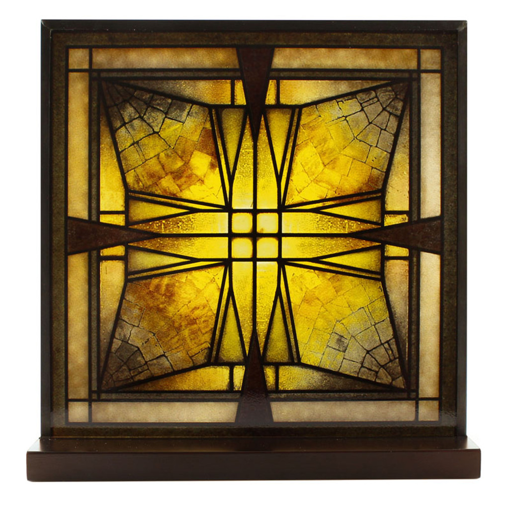Frank Lloyd Wright Thomas House Vestibule Ceiling Light Glass