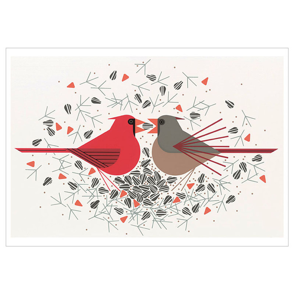 Charley Harper Cardinals Boxed Notecards