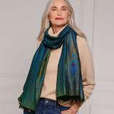 Louis C. Tiffany Peacock Feather Shawl