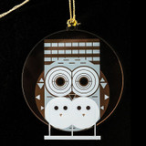 Charley Harper Brass Family Owlbum Ornament Adornment