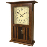 Amish Mission Wall Clock - Rustic Cherry