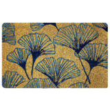 Arts & Crafts Gingko Handwoven Doormat