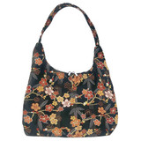 Ume Sakura Tapestry Hobo Shoulder Bag 