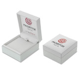 Mackintosh Rose and Coiled Leaves Pendant Necklace Gift Box