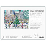  Snowfall on Park Avenue by Michael Storrings 1000 Piece Jigsaw Puzzle Back