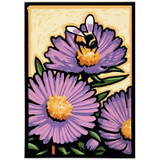 Laura Wilder Pollinator Framed Block Prints Set - Horizontal