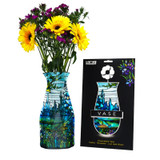 Modgy Louis C. Tiffany Iris Landscape Expandable Vase