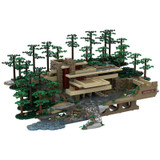 Frank Lloyd Wright Fallingwater Architecture Building Brick Set