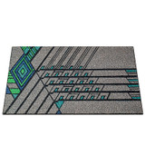 Frank Lloyd Wright Colored Kaufmann Mural Design Doormat