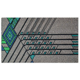 Frank Lloyd Wright Colored Kaufmann Mural Design Doormat