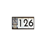 Frank Lloyd Wright Framed Tile House Numbers