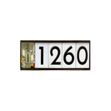 Frank Lloyd Wright Framed Tile House Numbers Frank Lloyd Wright Framed Tile House Numbers