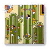 Carly Quinn Frank Lloyd Wright Saguaro Forms Ceramic Art Tile Trivet Carly Quinn Frank Lloyd Wright Saguaro Forms Ceramic Art Tile Trivet